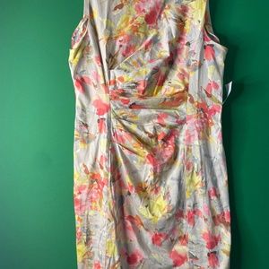 Anne Klein floral stretch dress.